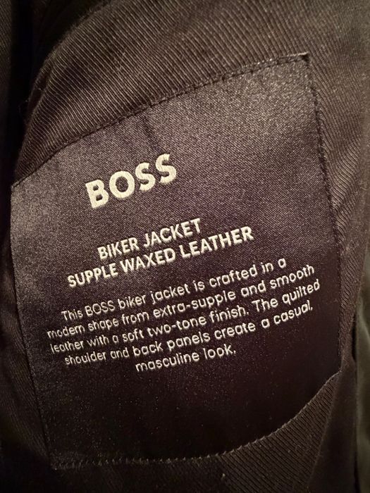Biker Jacket Boss tamanho XS (44)