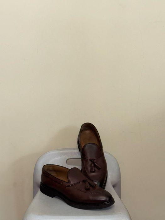 Шкіряні лофери з пензликами Doucal’s