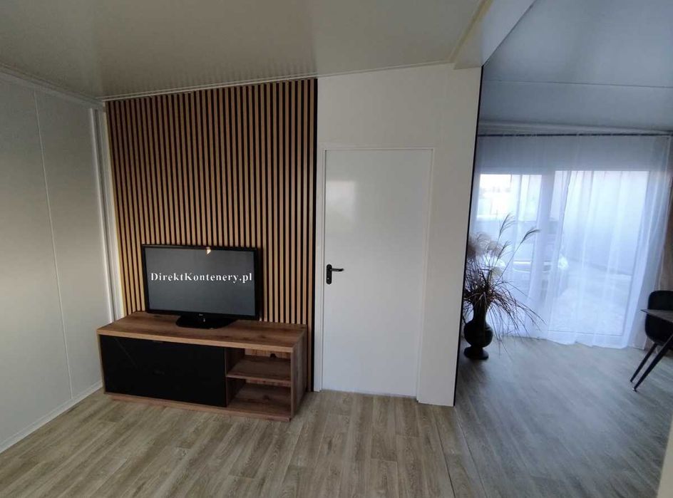 Domek modułowy, całoroczny, letniskowy 35 m2 na zgłoszenie Wyposażony pod klucz