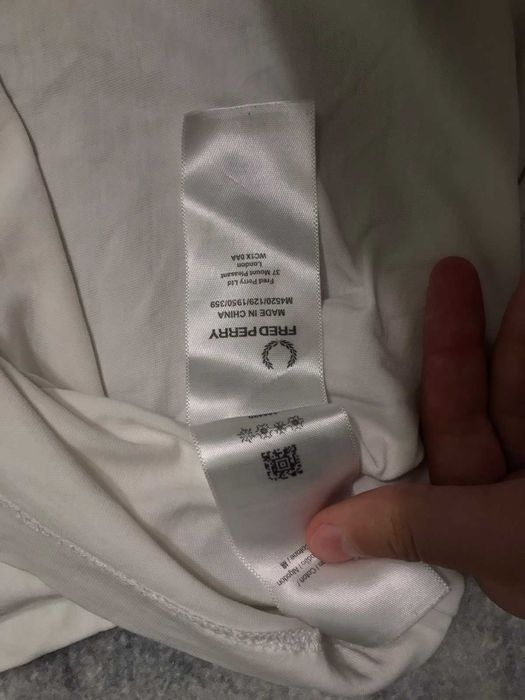 Футболка Fred Perry оригінал біла