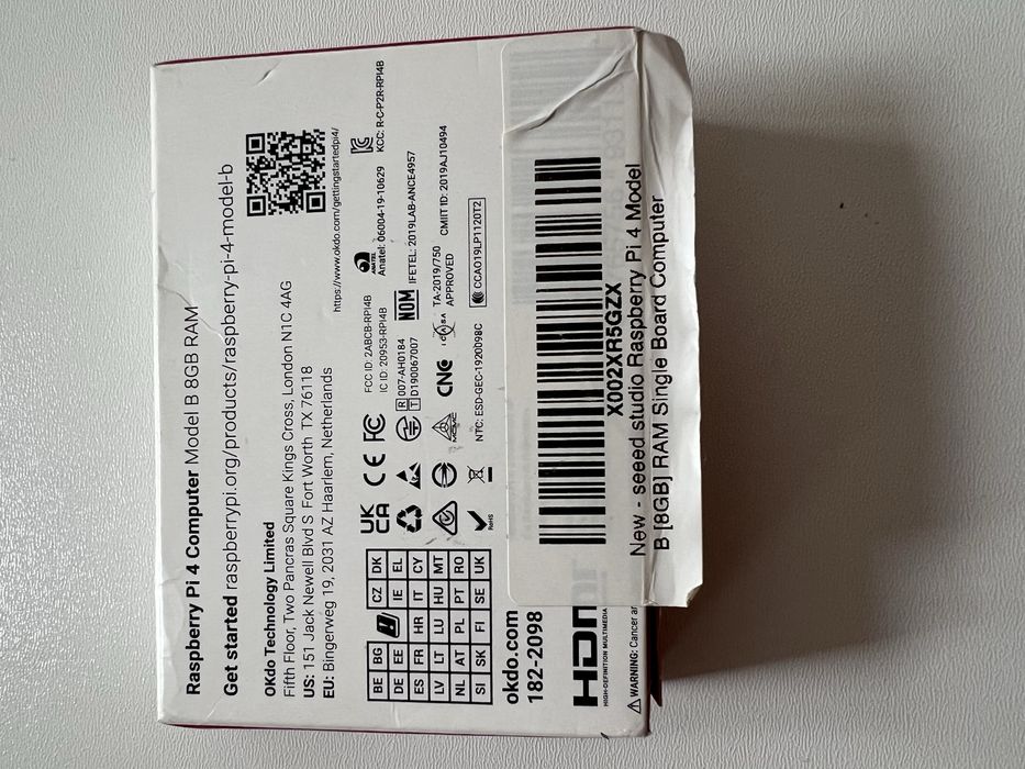 Raspberry Pi 4, Model B, 8GB