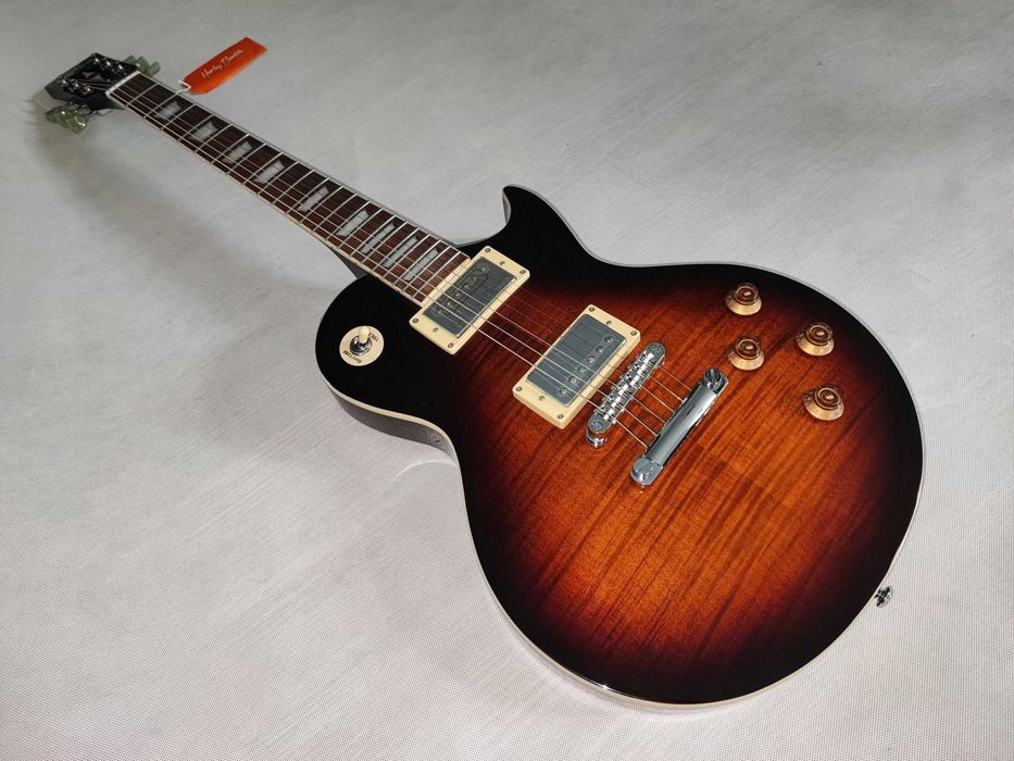 Harley Benton SC-550 FTF nowa gitara Les Paul - ustawiona