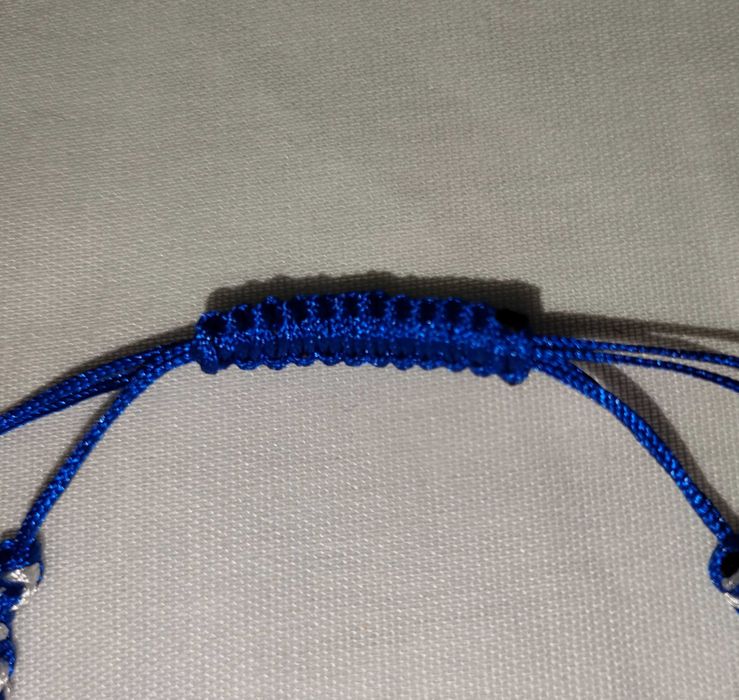 Bransoletka sznurkowa pleciona Handmade