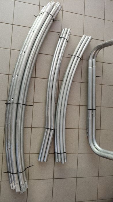 Trampolina 374cm 12ft Neo Sport bardzo duża zadbana garażowana trzylet