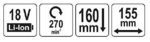 Мотоблок аккумуляторный садовый YATO YT-85271 + аккумулятор 4 А/ч