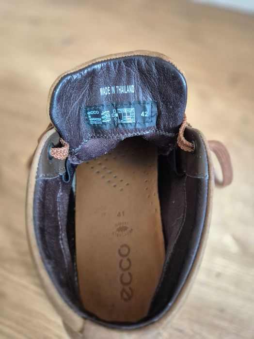 Męskie buty trzewiki skórzane Ecco