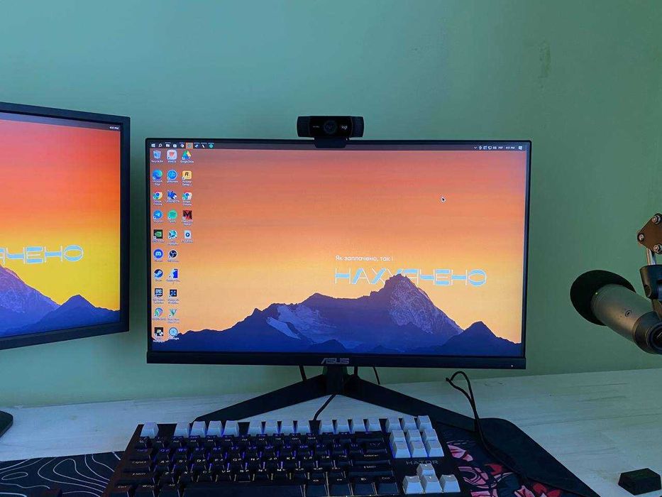 Asus VY249HGE Full HD IPS 144Hz — ігровий монітор у хорошому стані