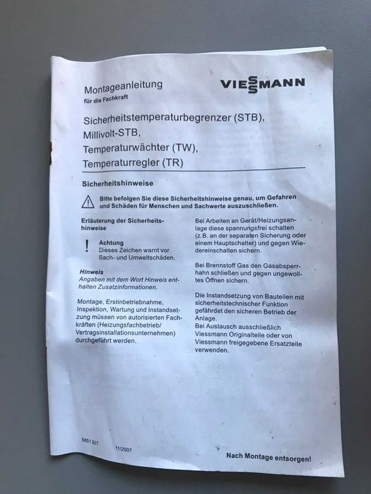 Viessmann 7151729 Regulator temperatury