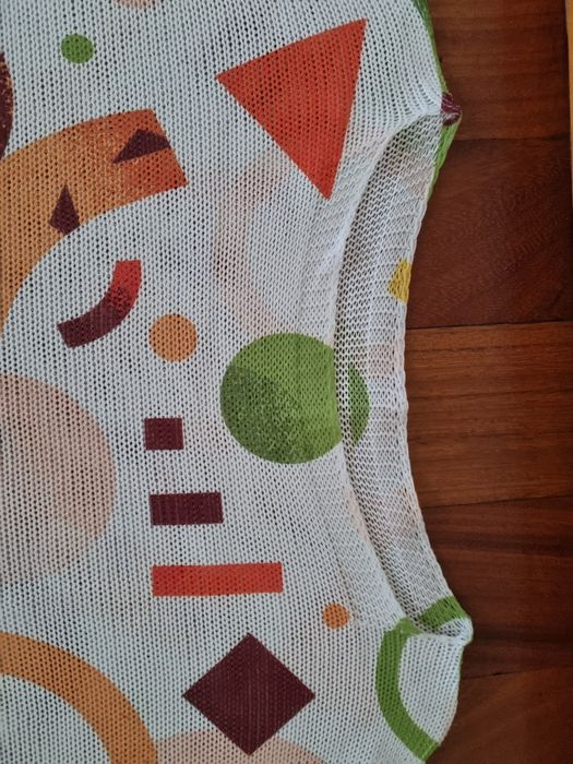 Camisola em malha manga à raglan