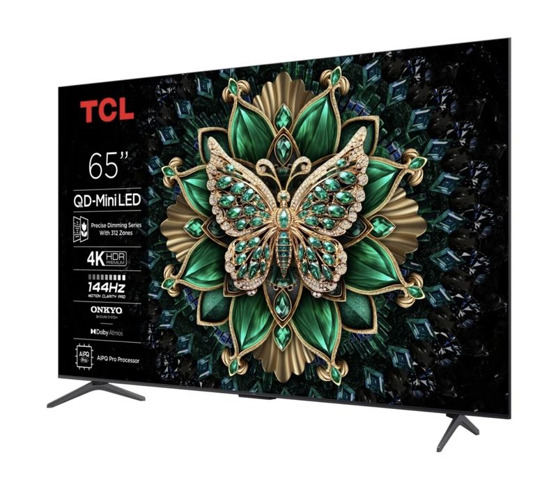 Smart tv Mini Led TCL 65 POLEGAGAS 65C6K  garantia 2029