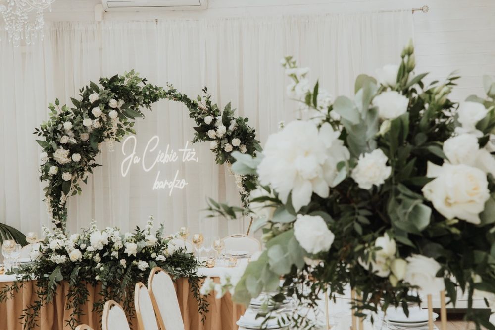 Wysyłam! Napis Led Ledon Ja Ciebie też, bardzo WYNAJEM na wesele ślub