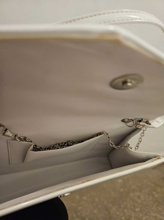 Torebka i buty biale