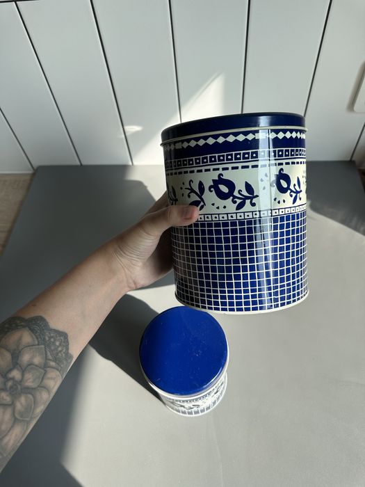 Жестяные баночки набор