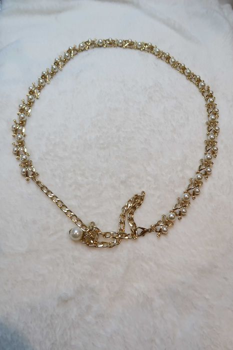 Pasek pas perełki elegancki coquette princesscore perły modny 22