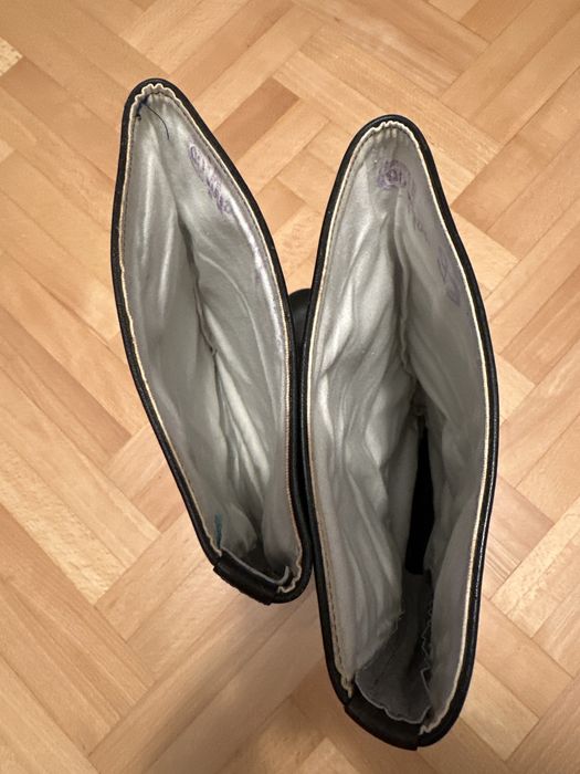 Buty kozaki ludowe męskie wysokie czarne roz. 39