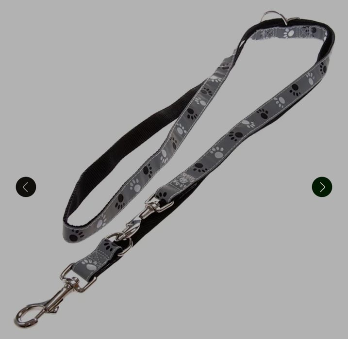 Smycz obroża pojemnik Trixie odblaskowa