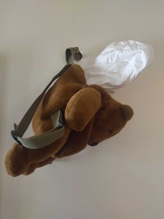 Mochila pequena criança urso