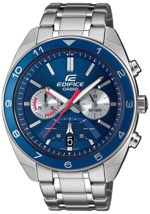 Zegarek Casio Edfice Chronograf - świetny stan, niebieski