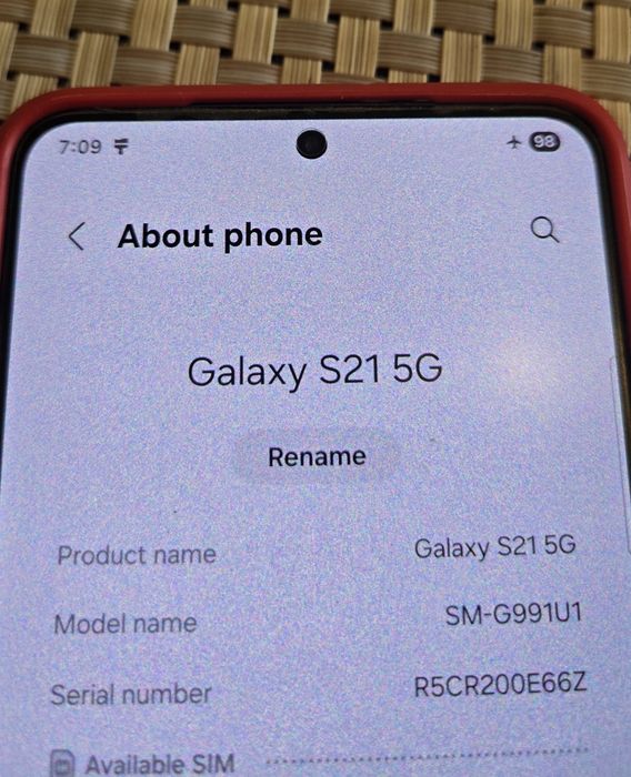 Продам Sumsung S21 5G