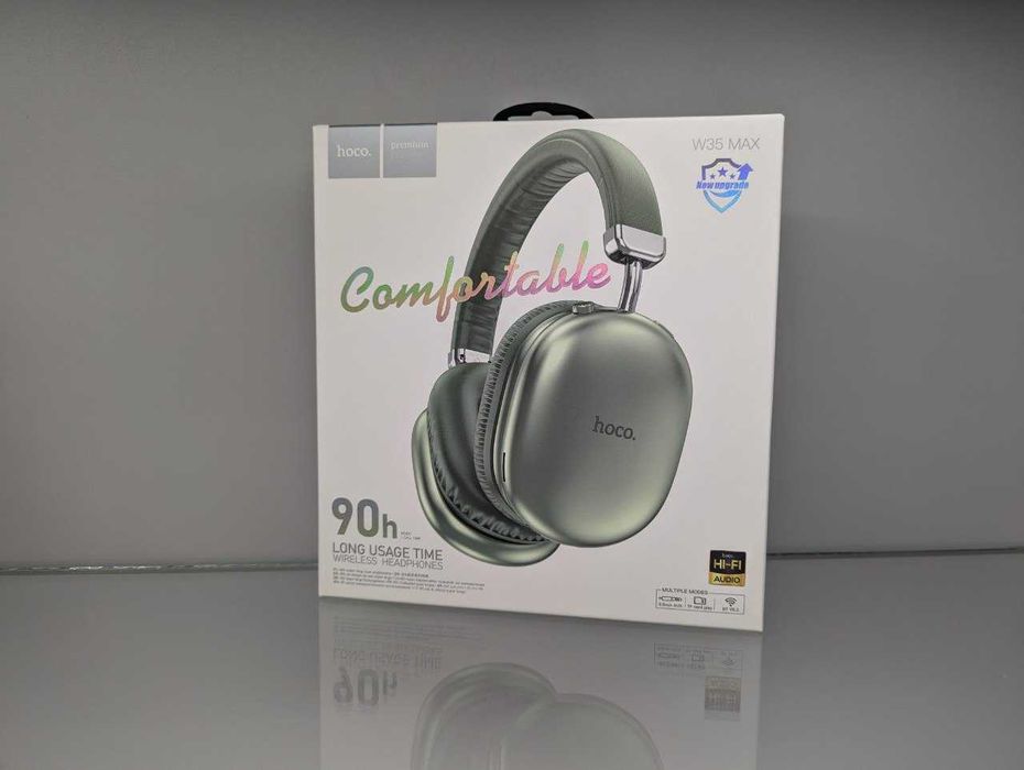 Держат 90 часов! Наушники беспроводные Hoco W35 Max для iphone аирподс