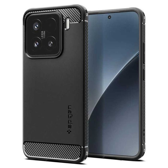 Чехол Spigen Rugged Armor для Xiaomi 15 Matte Black
