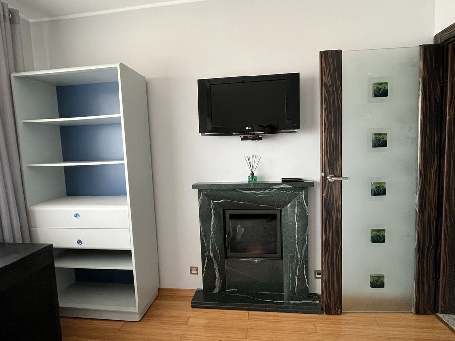 Apartament z widokiem  z sauną i kominkiem.