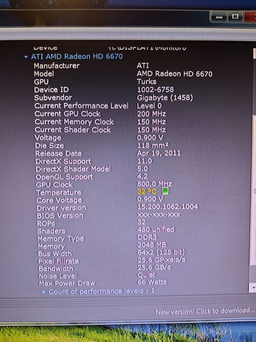 Продам відеокарту AMD hd6670 2gb ddr3 без доп живлення