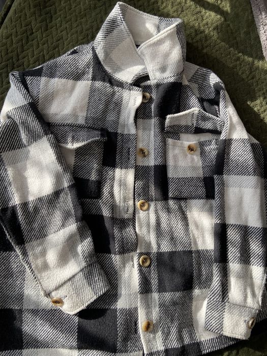 Тепла сорочка у клітинку