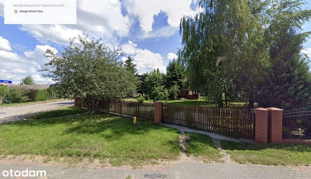 2370 m² narożnej działki z domem 125 m² – możliwość podziału na dwie