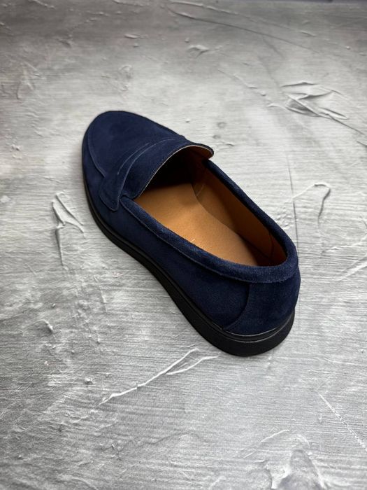 Мужские лоферы туфли 40-45 замш