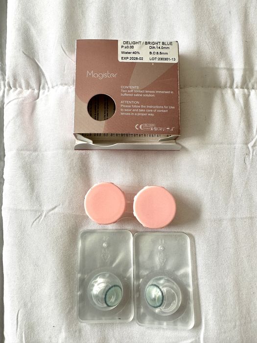 Lentes de contacto coloridas - 100 disponiveis para compra imediata