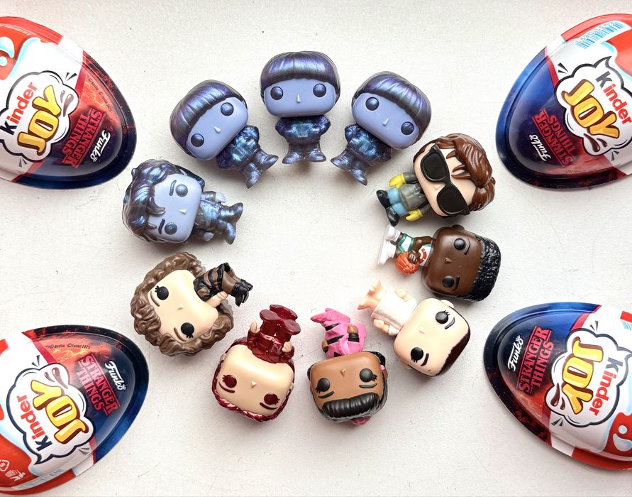 Kinder joy stranger things кіндер джой дивні дива фігурки