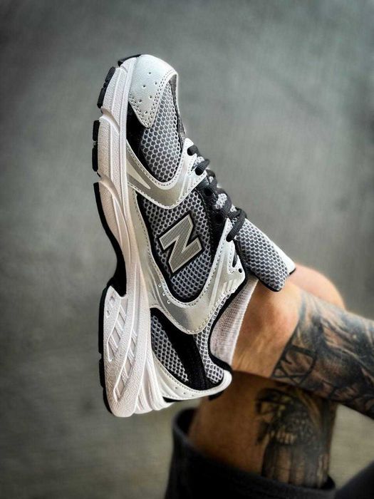 ‼️Останній 42/44 Розмір‼️Кроссовки Мужские New Balance 530 Black White/Кросівки Нью Беланс/Чоловічі NB 530