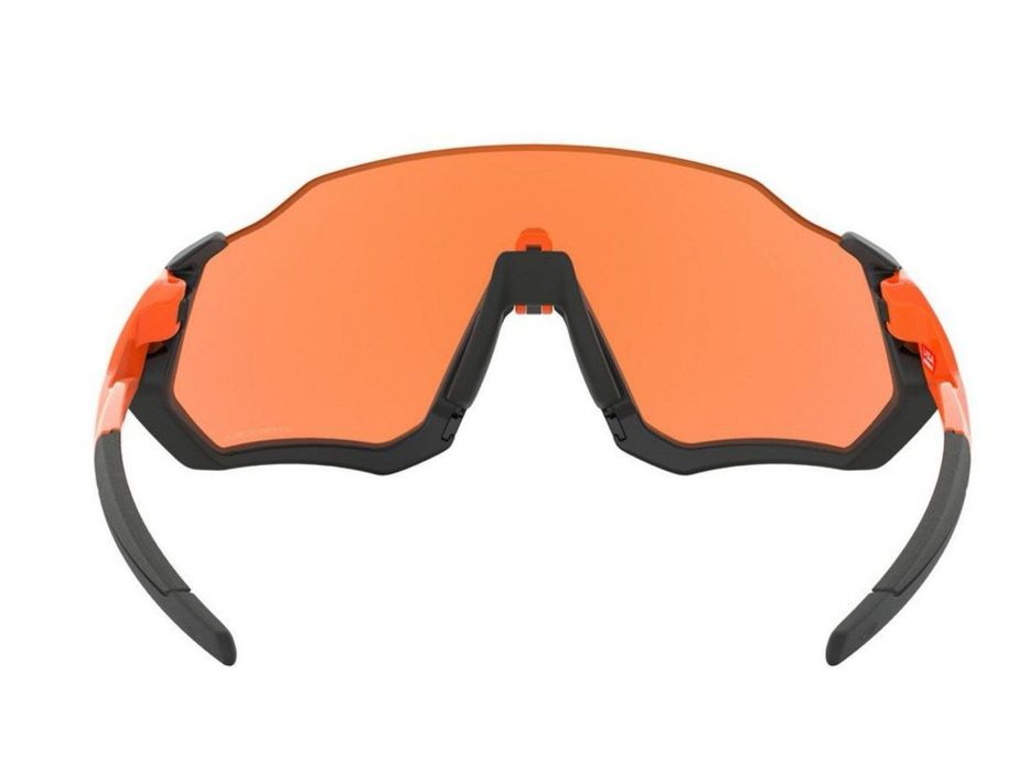Oakley Flight Jacket Matte Black / Neon Orange + Prizm Trail ОРИГІНАЛ ФОП