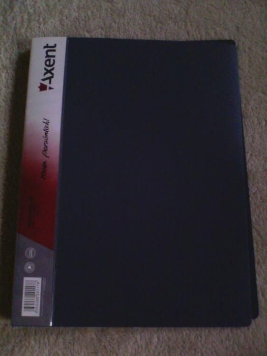 Пластиковая папка скоросшиватель с зажимом для бумаг