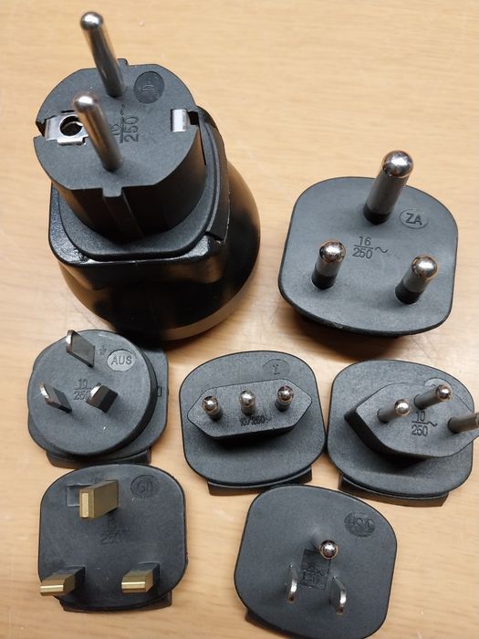 Kit de viagem para tomadas