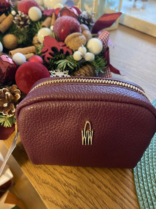 Mała kosmetyczka Wojewodzic bordo / wino