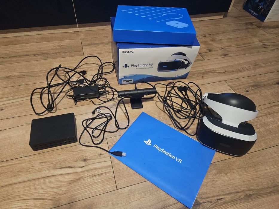 Gogle Playstation VR VR2 pudełko komplet