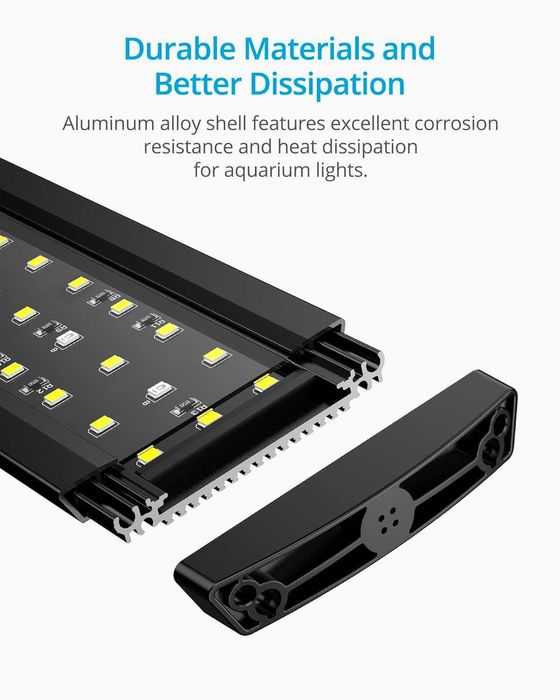 Lampa akwariowa Oświetlenie Slim LED NICREW z timerem