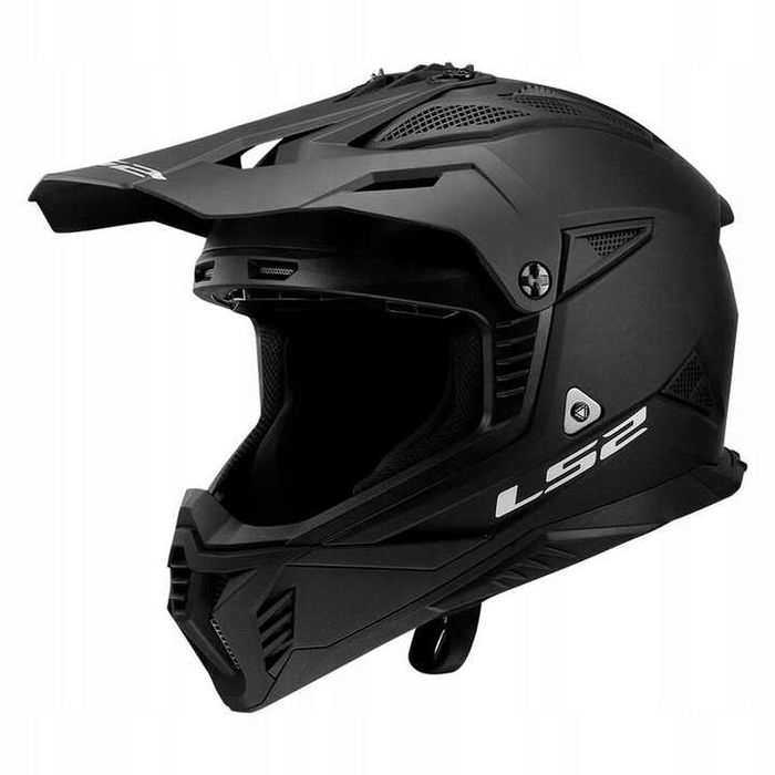 KASK LS2 MX708 FAST II CROSS ENDURO QUAD nowy model czarny mat S-3XL