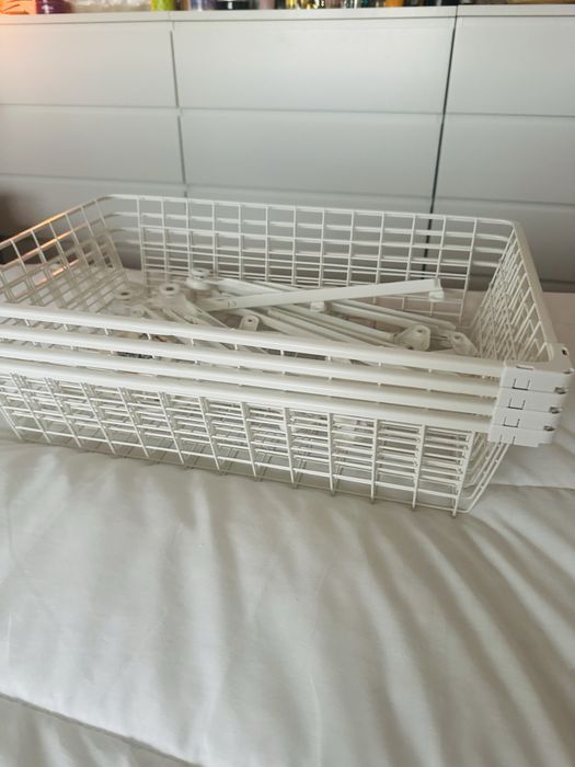 4 cestos IKEA completos prontos a montar