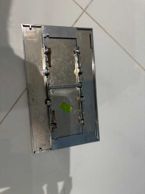 Placa de acionamento para sanita suspensa cromado OLI Slim