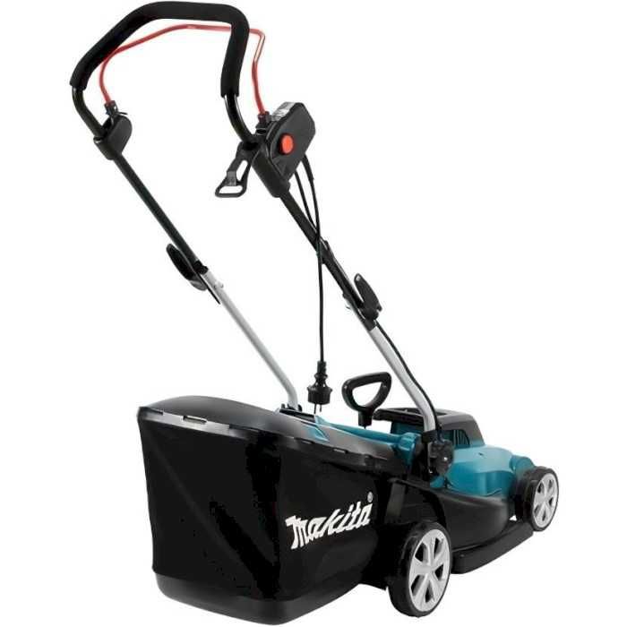 Газонокосарка електро Makita косилка 1400 Вт 3400 об 35л Газонокосилка