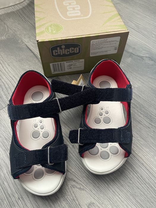 Дитячі босоніжки Chicco "Facci Denim", розмір 31 (устілка 19,5 см). НОВІ.