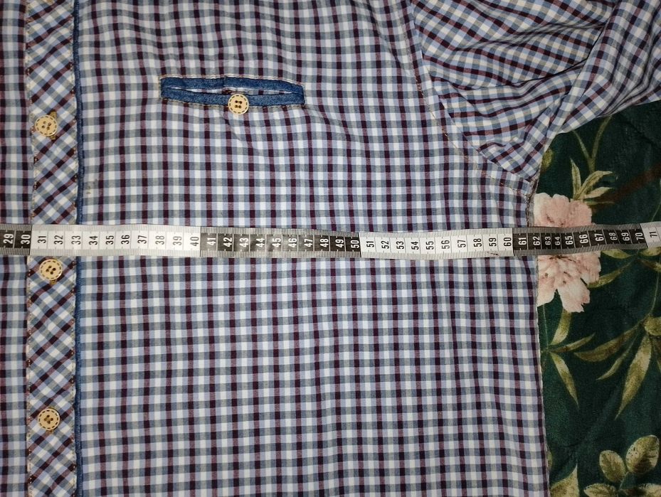 Koszula męska r. 43/44 XL kratka