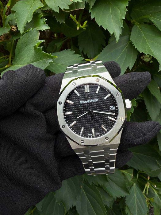 Годинник ZF Factory Audemars Piguet Royal Oak 15400 Black Automatic Super Clone