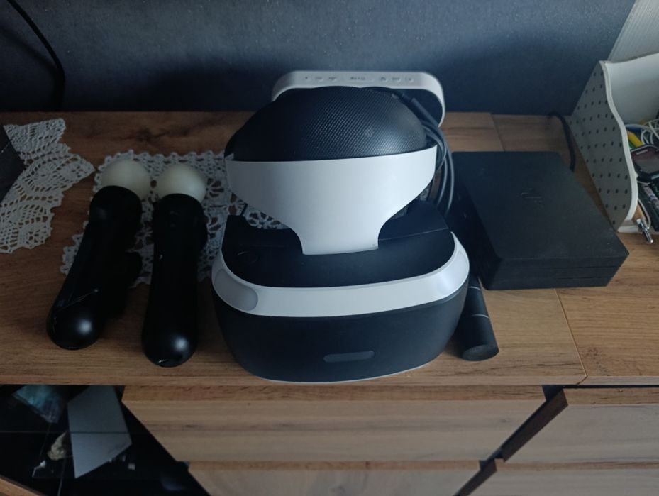 PS VR z calym zestawem