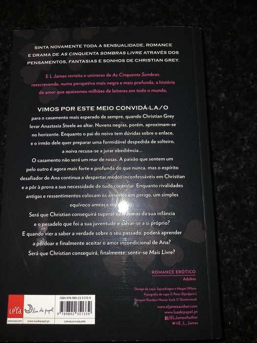 Livro Livre de E. L. JAMES