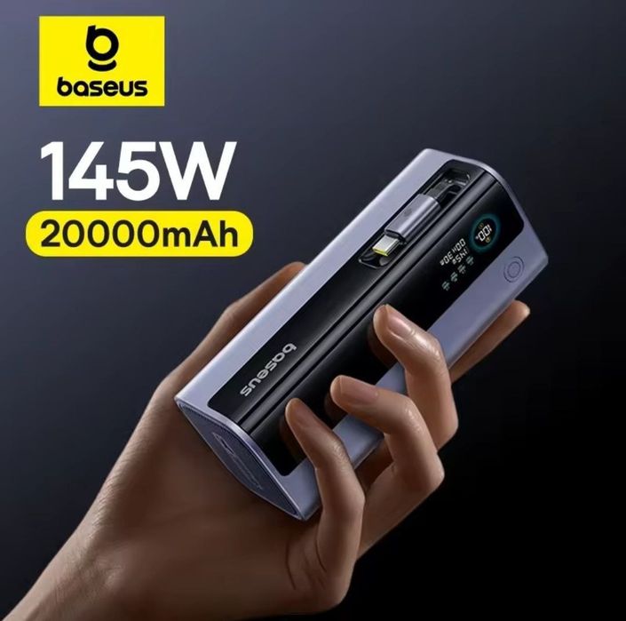 Павербанк Baseus EnerGeek GR11 20000mAh 145W Power Bank USB-C 100W