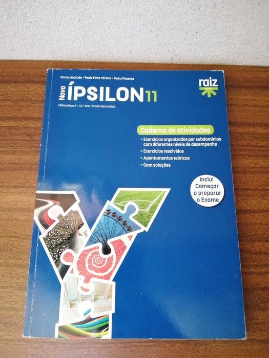 Manuais e caderno escolare de 11. (mat, esp, his, MACS, fil, geo, pot)